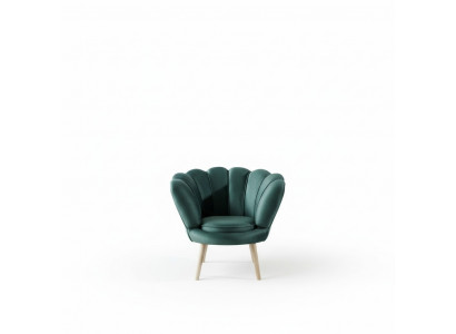 Fauteuil Club Lounge Stoel Bekleed Bank 1-Zits Ontspanning Televisie Groen