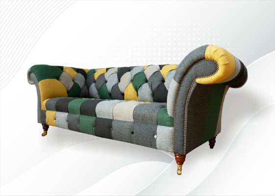 Chesterfield veelkleurige woonkamer modern design bankstellen bankstel nieuw creatief meubilair