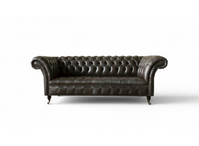Chesterfield 3-zits moderne designbank van leer xxl zitmeubilair meubels bankstellen