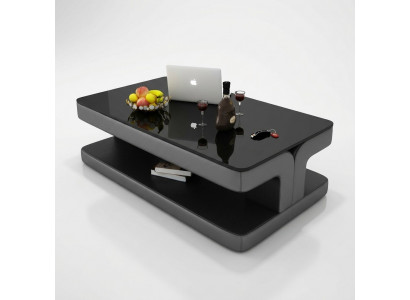 Ontwerper salontafel gestoffeerde tafel leer glas moderne tafels glas