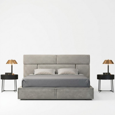 Beddenontwerp Bed Dubbel Huwelijk Modern Hotel Frame Slaapkamer