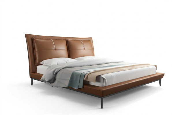 Ontwerper Bed Slaapkamer Bedden Hotel Leder Italiaanse Meubels