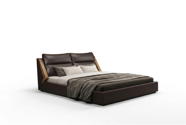 Bed bekleding ontwerp luxe dubbel hotelbedden huwelijk 180x200cm slaapkamer leer