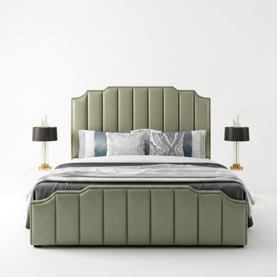Slaapkamer Luxe Bed Ontwerp Bedden 180x200cm Dubbel Hotel Meubilair Inrichting