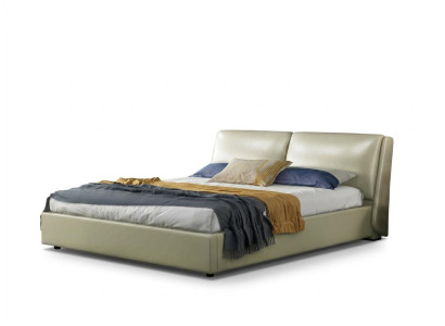 Leren bedden Dubbel huwelijk Modern frame Luxe slaapkamer Hotel 180x200