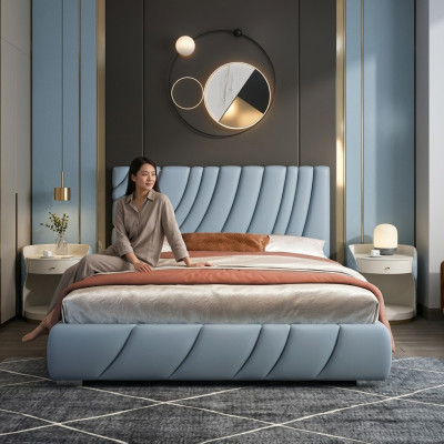 Bedekking ontwerp luxe dubbele hotelbedden slaapkamer luxe