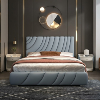 Bedekking ontwerp luxe dubbele hotelbedden slaapkamer luxe