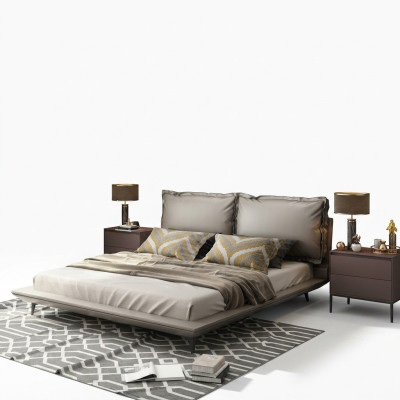 Tweepersoonsbed Bed Huwelijksbed Ontwerp Luxe Luxe Bedden Ontwerppers Textiel