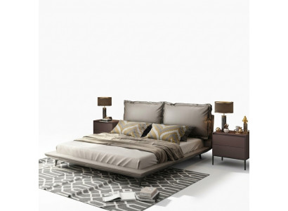 Tweepersoonsbed Bed Huwelijksbed Ontwerp Luxe Luxe Bedden Ontwerppers Textiel