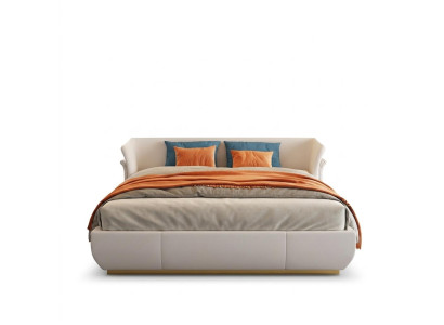Designerbed Dubbele bedden Modern Hotel Leren tweepersoonsbed 180x200cm