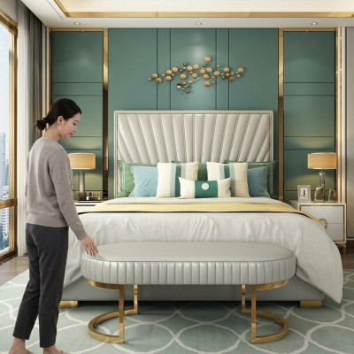 Bed Duvet Design Luxe Dubbele Hotelbedden Slaapkamer 180x200cm