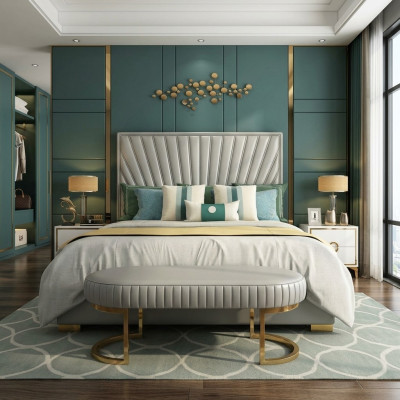 Bed Duvet Design Luxe Dubbele Hotelbedden Slaapkamer 180x200cm