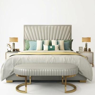 Bed Duvet Design Luxe Dubbele Hotelbedden Slaapkamer 180x200cm