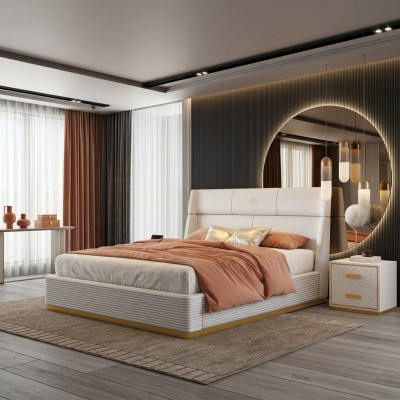 Modern design bed xxl beds double hotel textile 150 180x200cm  Moderne design bed xxl bedden dubbel hotel textiel 150 180x200cm