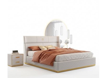 Modern design bed xxl beds double hotel textile 150 180x200cm  Moderne design bed xxl bedden dubbel hotel textiel 150 180x200cm