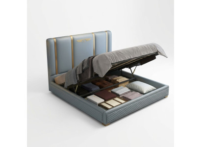 Bed Padding Design Luxe Metalen Bedden Dubbel Huwelijks Slaapkamer Leer