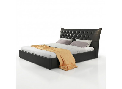 Ontwerper tweepersoonsbed bedden slaapkamer leer luxe hotel bekleding