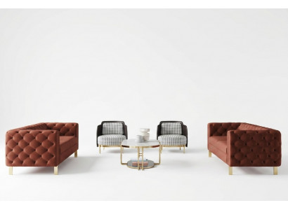 Bankstelset Zitkussen 4-delig. Woonkamerset Bankstellen Luxe