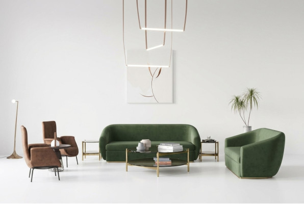 Sofa set 3+3 zitter Green Sofa Sets Leather Sofas Couches Upholstery