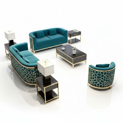 Sofagarnitur Bank 321 Zit textielbank Luxe meubels Bekleding