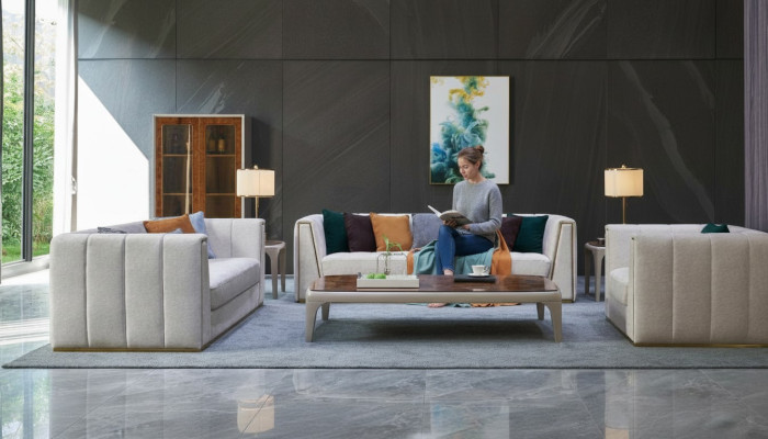 Bankstel 3+2+1 zits Klassieke woonlandschap decoratie Banken Sofa's