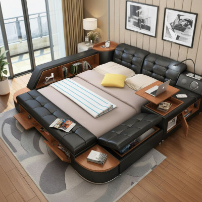 Multifunctioneel bed Bedden Tweepersoonsbed Deco Tweepersoonsbed Slaapkamer