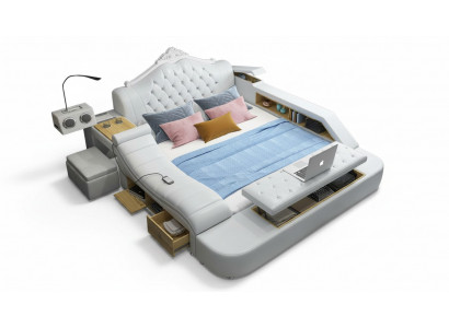 Multifunctioneel bed Bedden Decoratie Huwelijksbed Tweepersoonsbed Gestoffeerd bed Slaapkamer