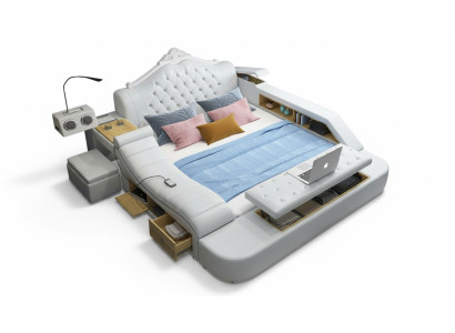 Multifunctioneel bed Bedden Decoratie Huwelijksbed Tweepersoonsbed Gestoffeerd bed Slaapkamer