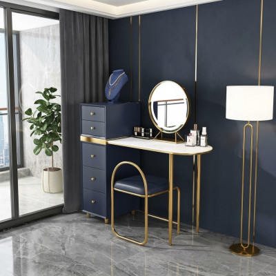 Kaptafel Kruk Compleet Set Commode Slaapkamer Nieuw 2-delig