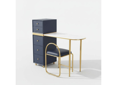 Kaptafel Kruk Compleet Set Commode Slaapkamer Nieuw 2-delig