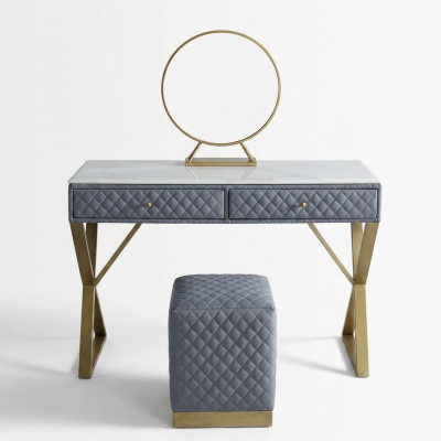 Schminktafels Consoles Tafel Slaapkamer Houten Decoratie Spiegel + Ladenkast