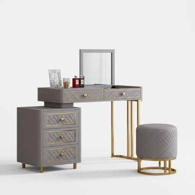 Make-up tafel stoel luxe console commode slaapkamer console tafel