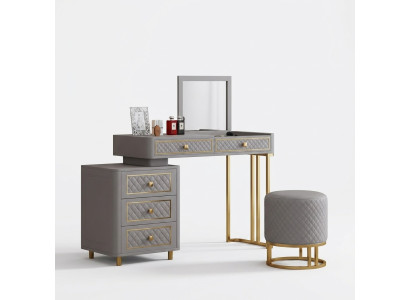 Make-up tafel stoel luxe console commode slaapkamer console tafel