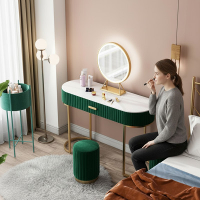 Kaptafel ontwerp console tafels + kruk kaptafel make-uptafel nieuw