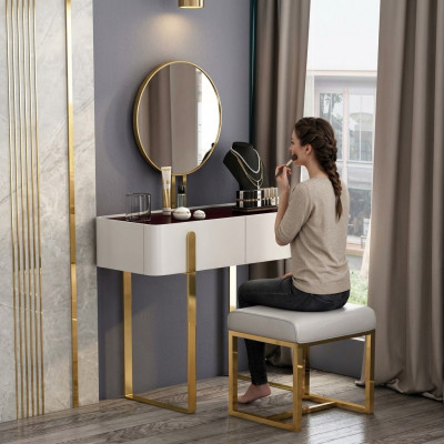 Make-up tafel Kaptafel Cosmetica tafel Commode met spiegel Console