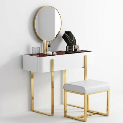 Make-up tafel Kaptafel Cosmetica tafel Commode met spiegel Console