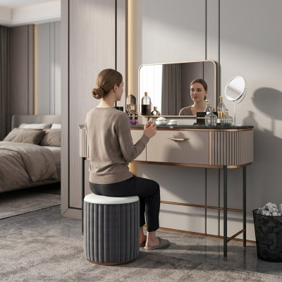Make-up tafel Zwart dressoir Console tafels Slaapkamer tafel consoles Meubels