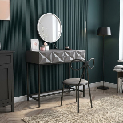 Tafel Klassieke console Spiegel Kaptafel Slaapkamer Krukje Set Commode