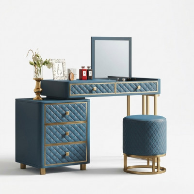Kaptafel kaptafel make-uptafel kruk spiegel nachtkastjes