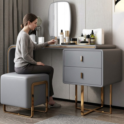 Tafel Moderne Console Spiegel Ladenkaptafel Kaptafel Slaapkamer Kruk Consoles