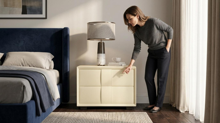 Ontwerp nachtkastje tafel commode tafels kast consoles slaapkamer bijzettafels