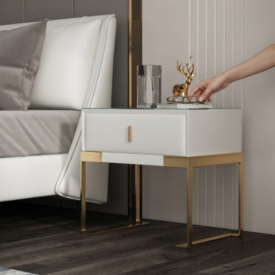 Nachtconsole, bijzettafel, slaapkamercommode, tafels, consoles