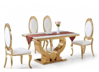 Eettafel Eetkamerset Eetgroep Klassieke tafel 5-delig set Stoel nieuw