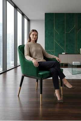 Lounge fauteuil Ontwerp Stoel Stof Stoelen Fauteuil Bekleding Zetel