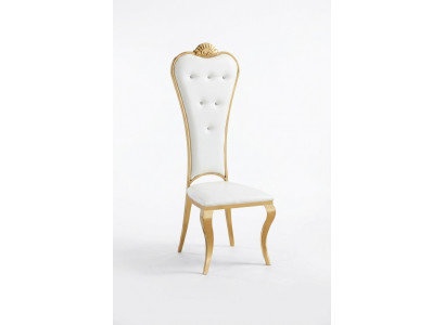 Stoel Armstoel Bekleding Hout Klassieke Stoelen Luxe Roestvrijstalen Fauteuil