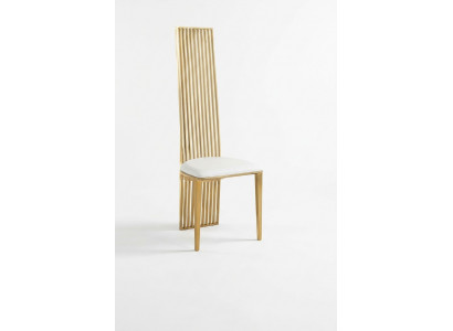Ontwerpstoel Luxe bekleding Klassieke stoelen RVS fauteuil Stoelen