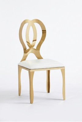 Leenstoel Massief Roestvrij Staal Textiel Gestoffeerde Stoelen Eettafel Design Eetkamer