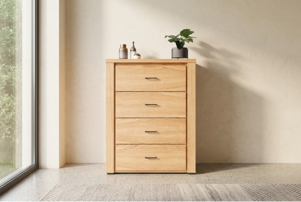 Commode van echt hout, dressoirs buffetkast houten meubels nieuw beige dressoir.