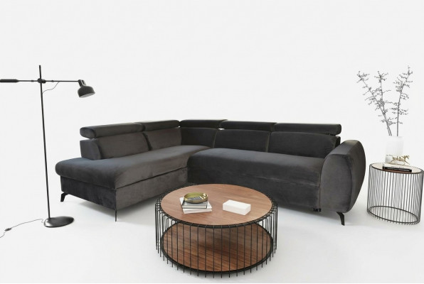 Bank hoekbank woonlandschap L-vorm designbank luxe hoekbanken stoffen bank textiel