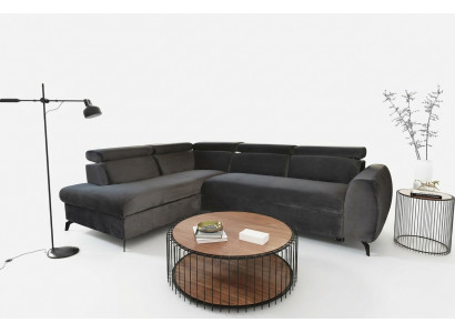 Bank hoekbank woonlandschap L-vorm designbank luxe hoekbanken stoffen bank textiel